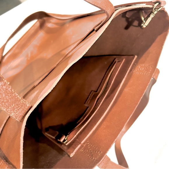 Madewell Leather Transport Tote - Picture 7 of 8